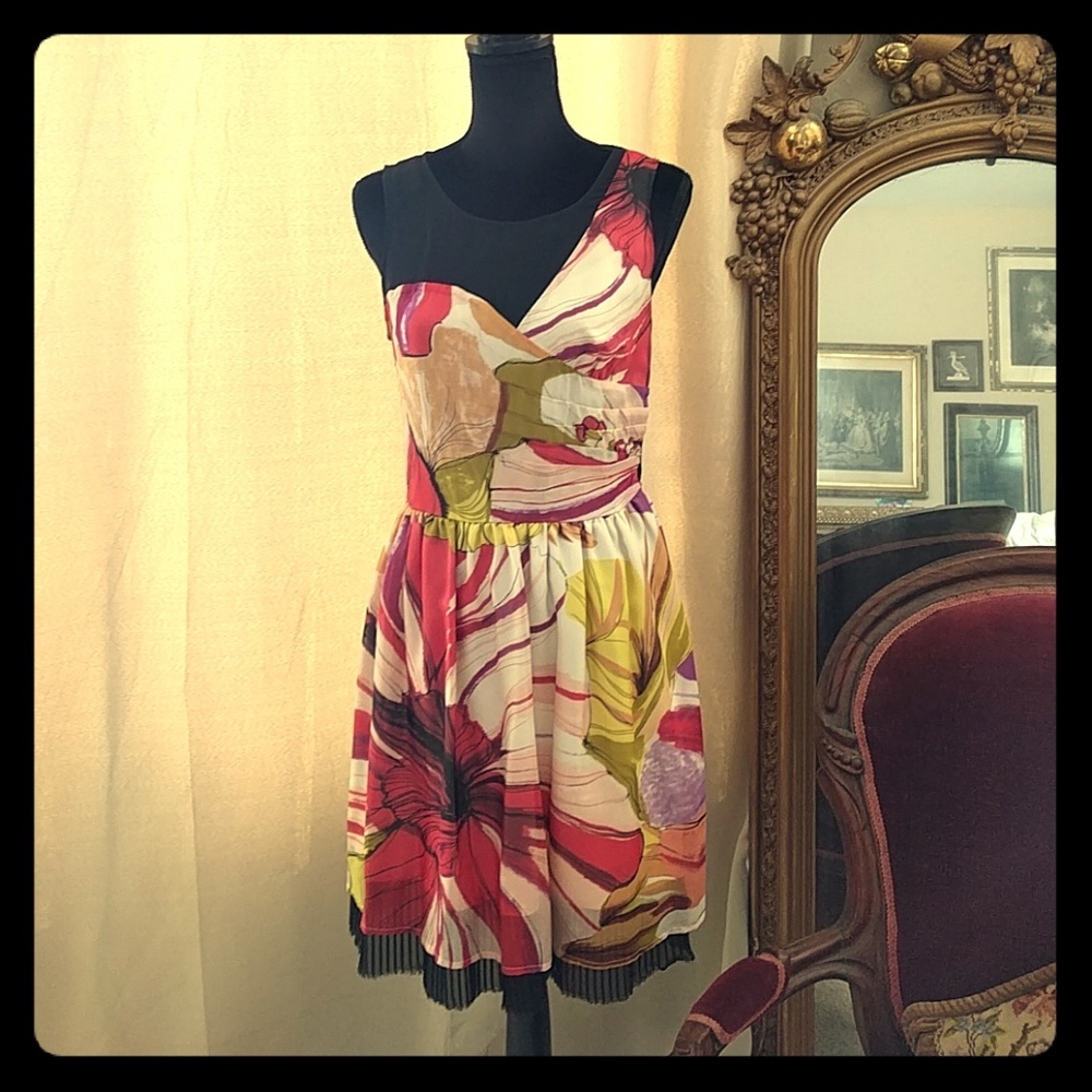 NWT Hype Nordstrom perfect silk party dress